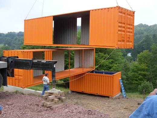 installation des containers